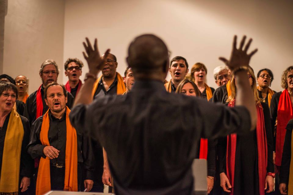 Animation de fête avec une chorale gospel